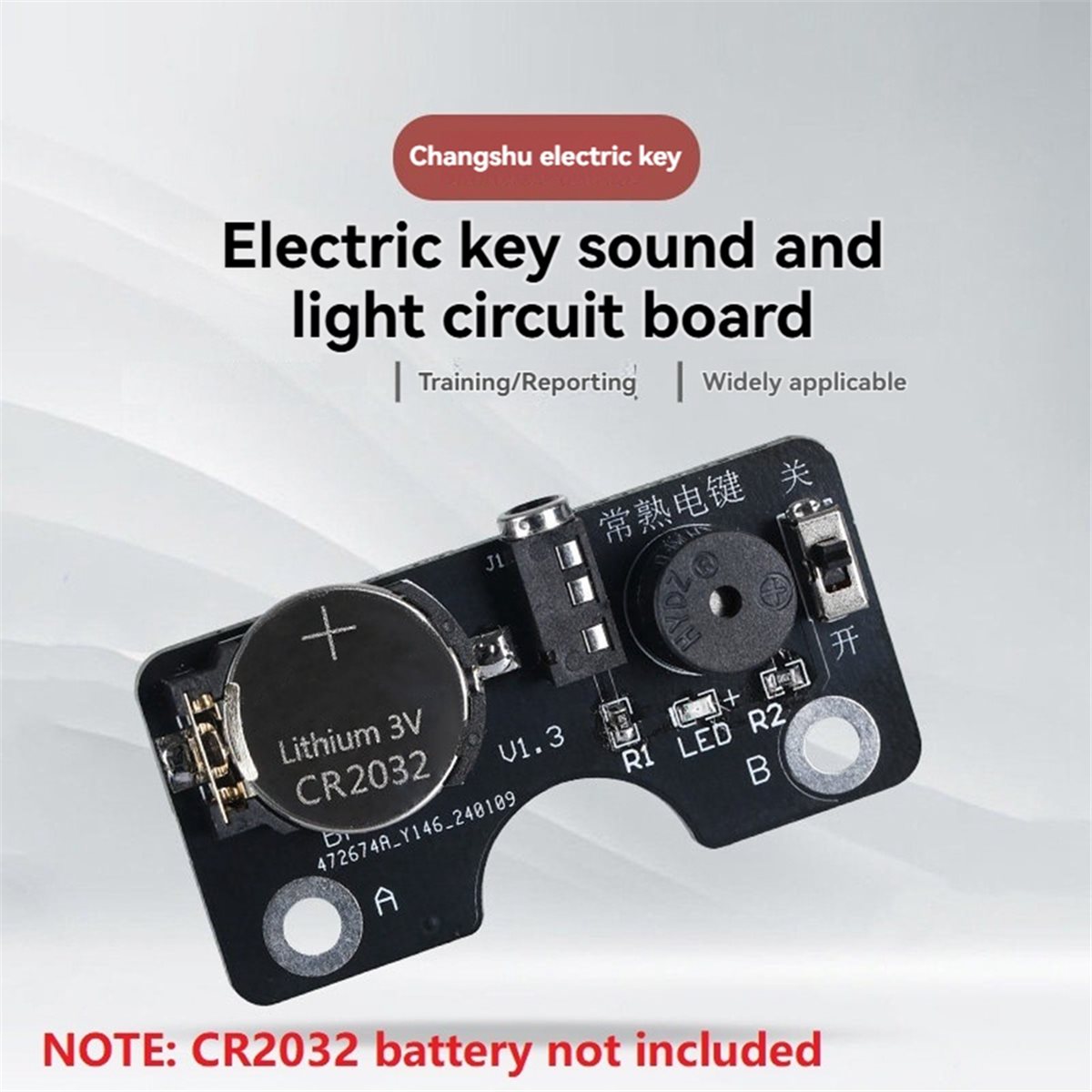 Proto Board - (A01R] CW Light and Sound Circuit