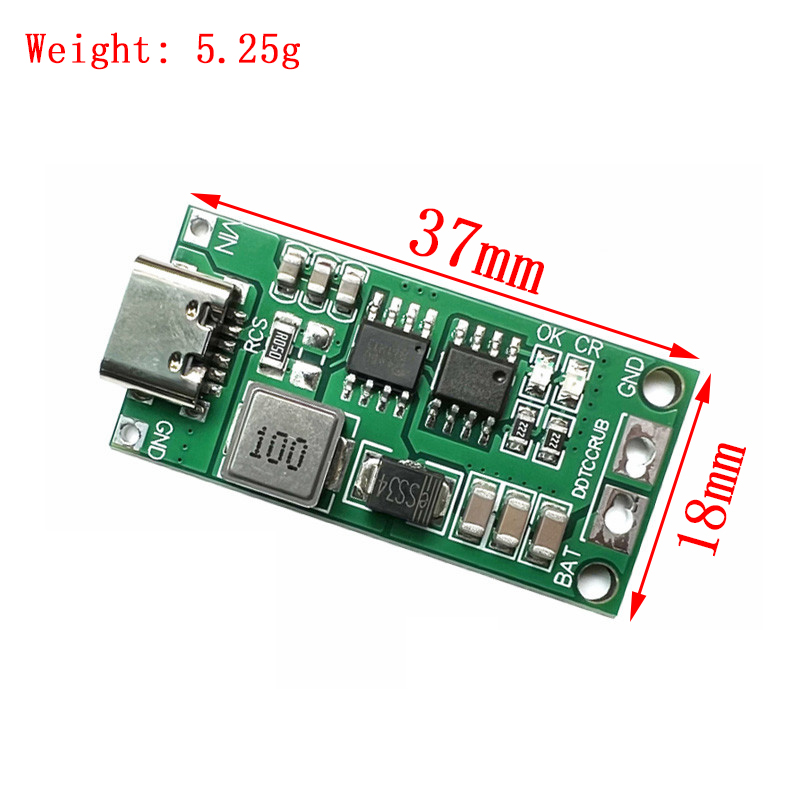 Multi-Cell 2S 3S 4S Type-C To  - огляд і ціна Li Ion Charger Module