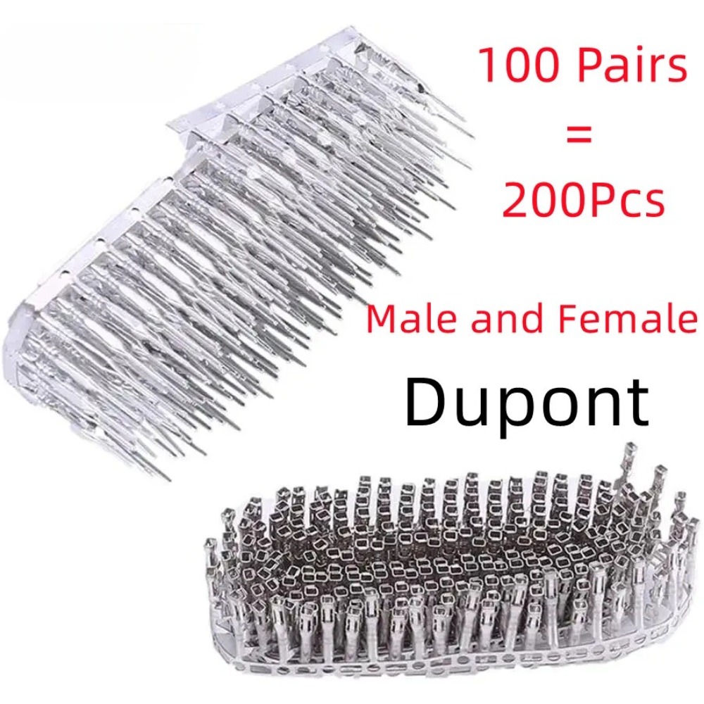 100Pairs Dupont Connector 2.54 - огляд і ціна Jumper Wire Kit