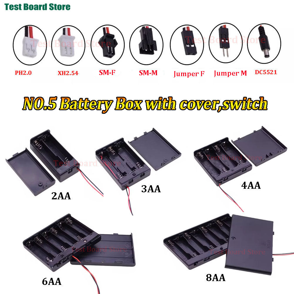 1pcs AA Battery Holder/Box In  - огляд і ціна Jumper Wire Kit