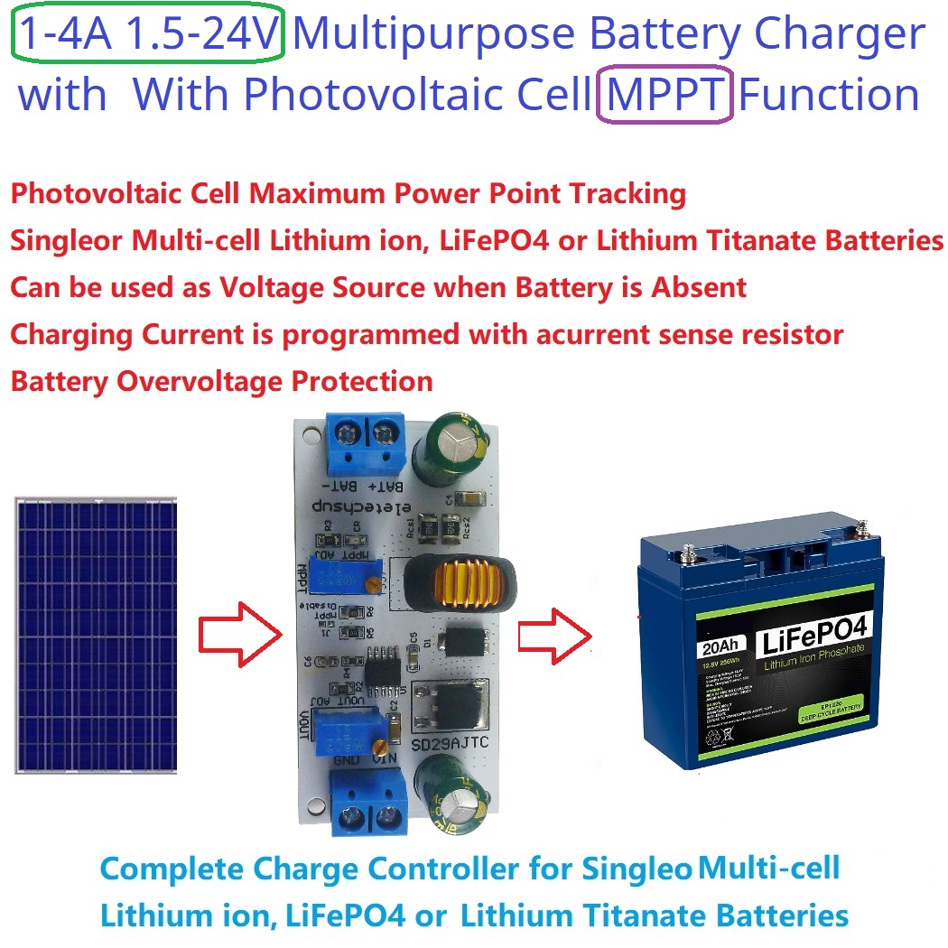 MPPT Solar Charge Controller M - огляд і ціна Li Ion Charger Module