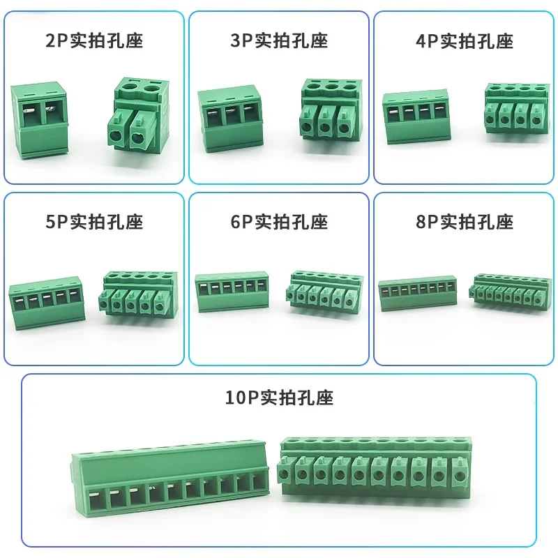 15EDG 3.81MM 3.5MM KF2EDG PCB  - огляд і ціна Screw Terminal Block