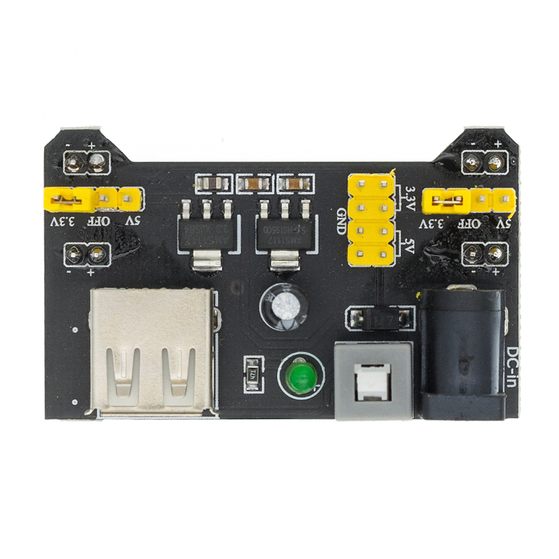 3 Sets 3.3V 5V MB102 Solderles - огляд і ціна Breadboard 400 Point