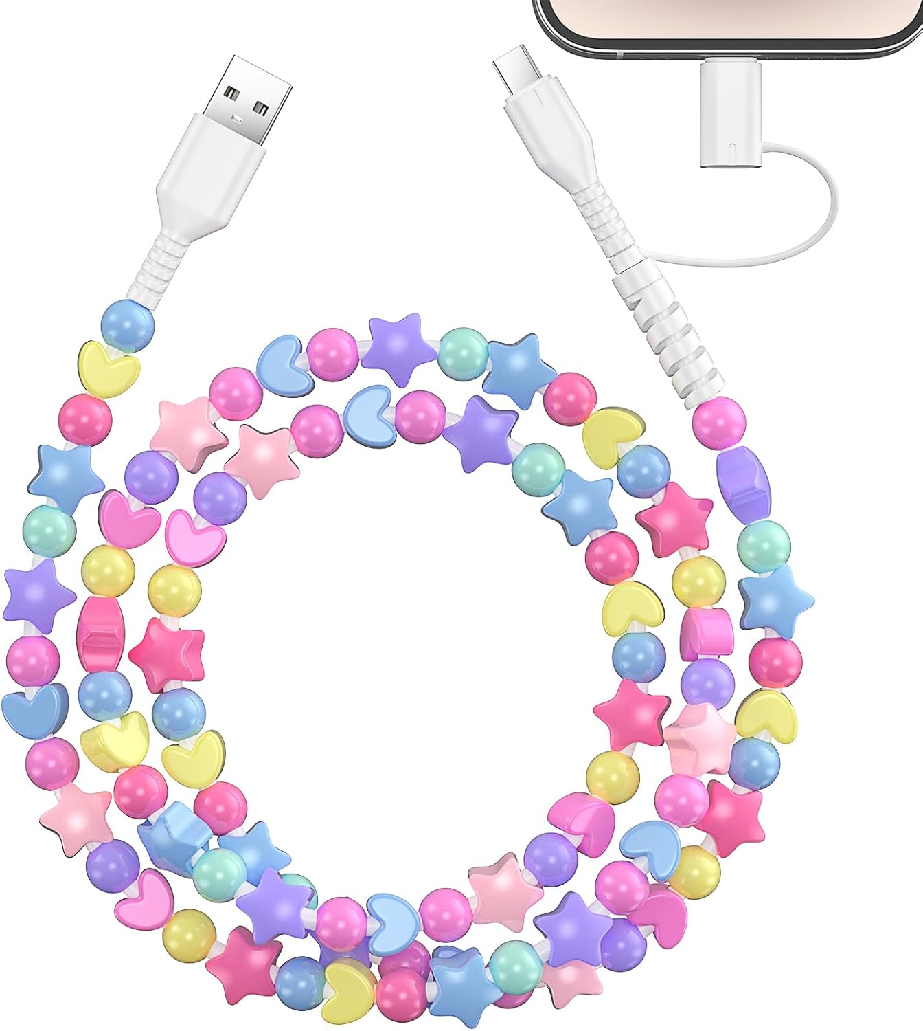 Bead charging cord,Charging Ca - огляд і ціна Usb C Cable