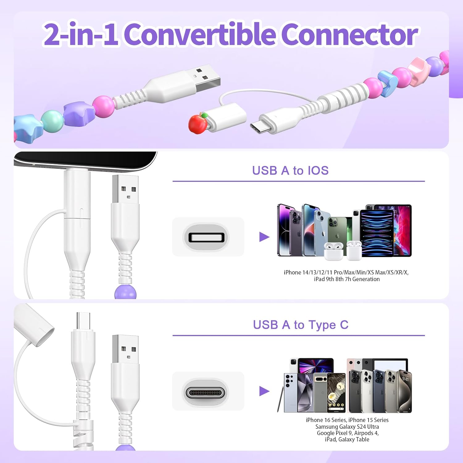 Bead charging cord,Charging Ca - огляд і ціна Usb C Cable