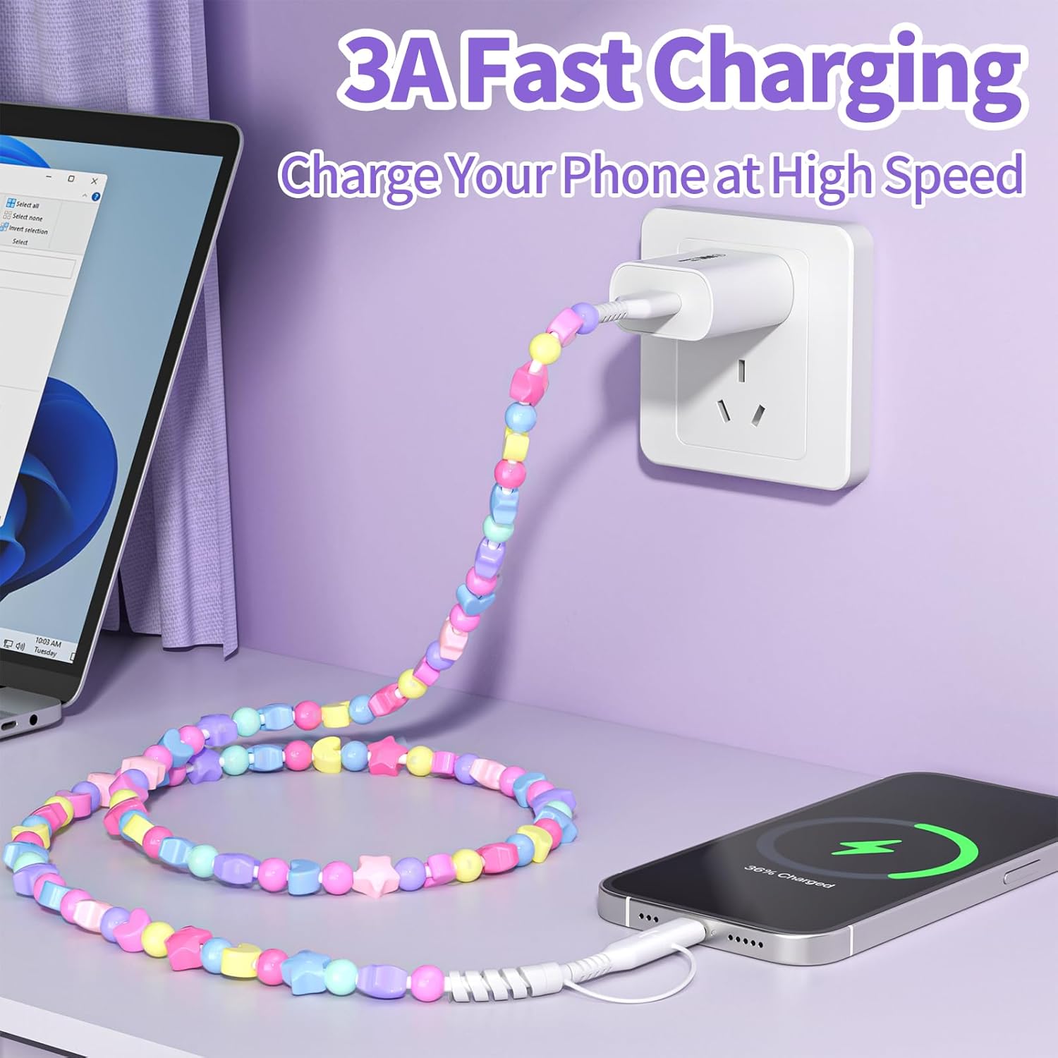 Bead charging cord,Charging Ca - огляд і ціна Usb C Cable