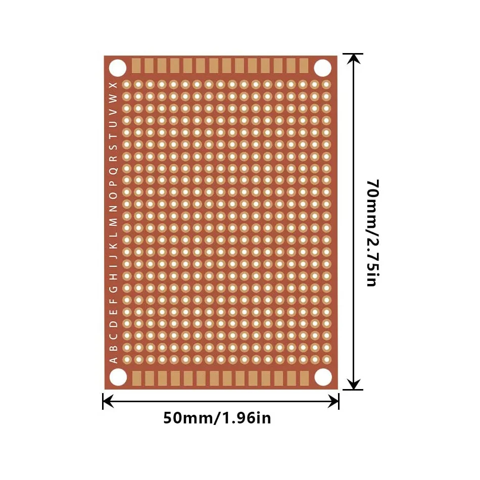 10/20Pcs 5x7cm Copper Perfboar - огляд і ціна Perfboard