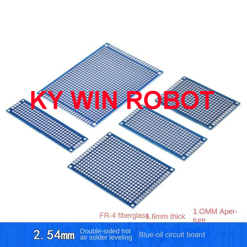 5pcs 5x7 4x6 3x7 2x8 cm Blue P - огляд і ціна Pcb Prototyping Board