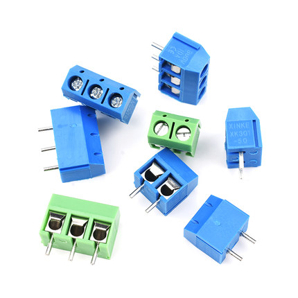 20PCS KF301 2P 3P screw 5.0mm  - огляд і ціна Screw Terminal Block