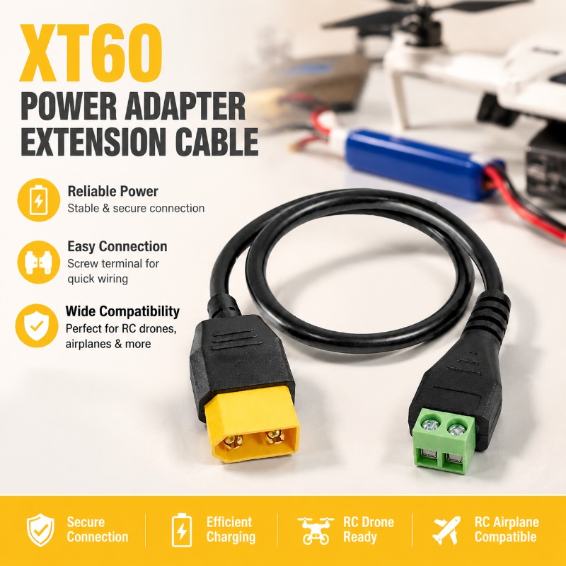 XT60 Connector Male Female To  - огляд і ціна Screw Terminal Block