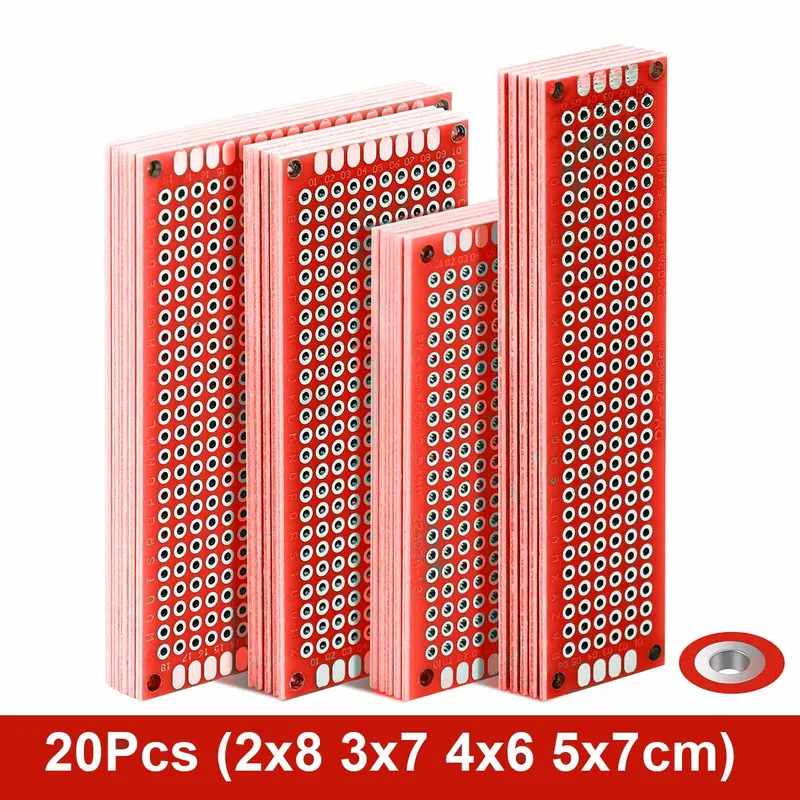 20 pcs/lot PCB Prototype Board - огляд і ціна Pcb Prototyping Board