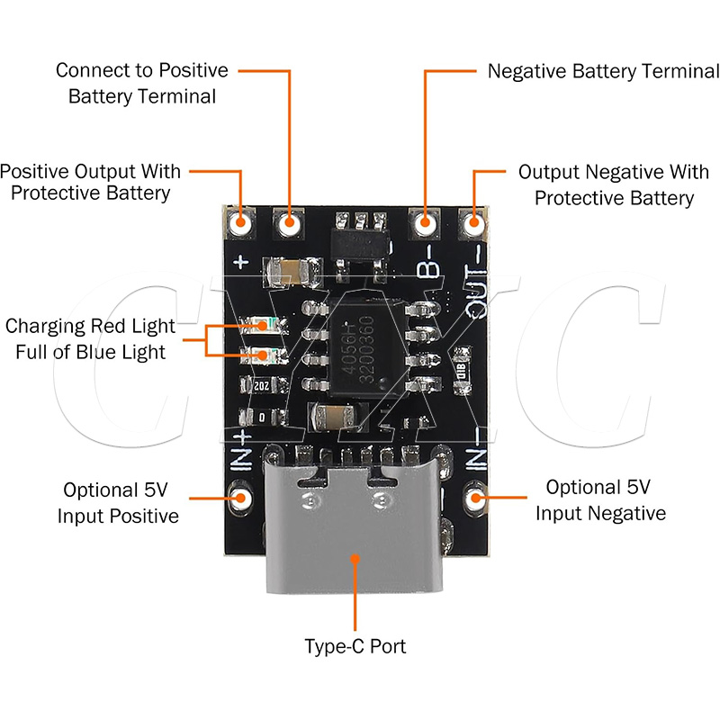 3.7V Lithium Battery Charging  - огляд і ціна Li Ion Charger Module