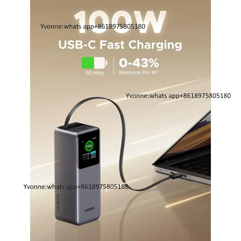 Nexode 20000mAh 165W Power Ban - огляд і ціна Usb C Cable